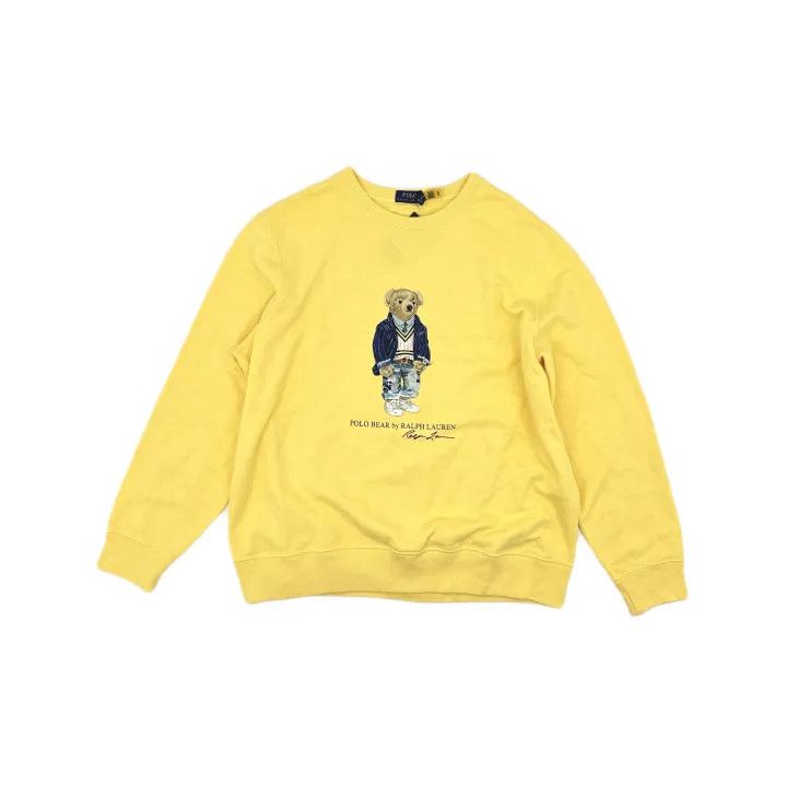 Polo Ralph Lauren Polo Ralph Lauren SS22 Polo Bear Print Long-Sleeve Sweatshirt Size US XL / EU 56 / 4 - 2 Thumbnail