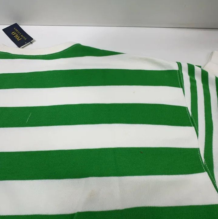Polo Ralph Lauren Polo Ralph Lauren Unisex Green White Stripe Sweatshirt Size US M / EU 48-50 / 2 - 7 Thumbnail