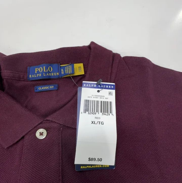Polo Ralph Lauren Polo Ralph Lauren Solid Pony Embroidered Short Sleeve Polo Size US XL / EU 56 / 4 - 4 Thumbnail