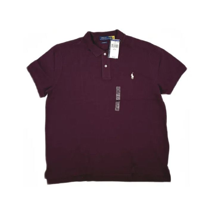 Polo Ralph Lauren Polo Ralph Lauren Solid Pony Embroidered Short Sleeve Polo Size US XL / EU 56 / 4 - 2 Thumbnail