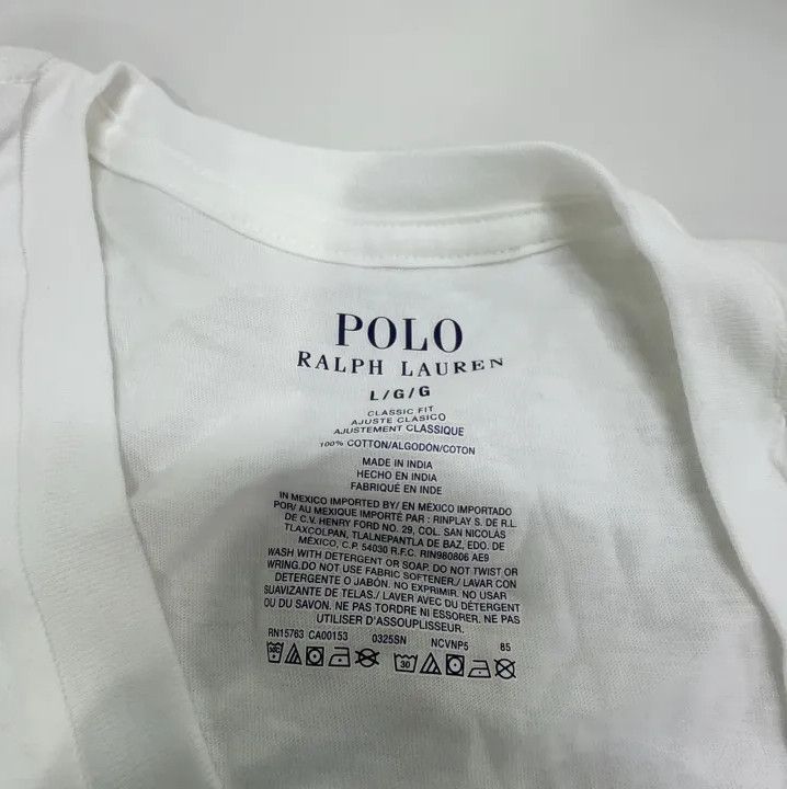 Polo Ralph Lauren Polo Ralph Lauren Men's 5-Pack Slim V-Neck Tees Size US L / EU 52-54 / 3 - 5 Thumbnail