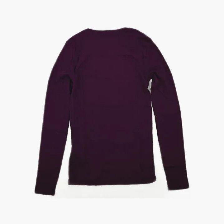 Polo Ralph Lauren Polo Ralph Lauren Purple V-Neck Long-Sleeve T-Shirt Size US S / EU 44-46 / 1 - 3 Thumbnail
