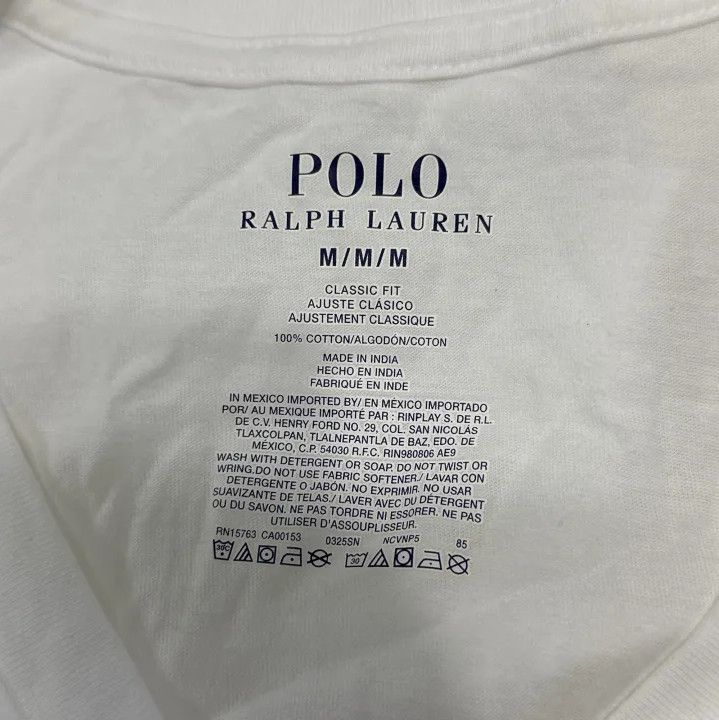 Polo Ralph Lauren Polo Ralph Lauren Men's V-Neck T-Shirt 5-Pack Size US M / EU 48-50 / 2 - 7 Thumbnail
