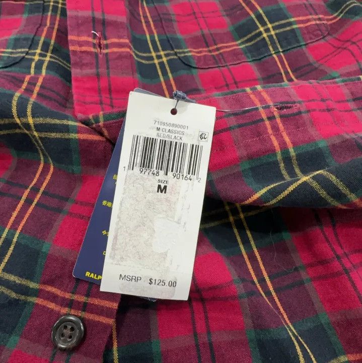 Polo Ralph Lauren Polo Ralph Lauren Men's Red Plaid Long-Sleeve Shirt Size US M / EU 48-50 / 2 - 4 Thumbnail