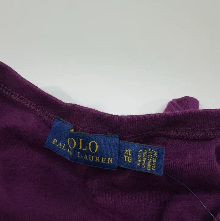 Polo Ralph Lauren Polo Ralph Lauren Solid Pony Embroidered V-Neck Long-Sleeve T-Shirt Size US XL / EU 56 / 4 - 5 Thumbnail