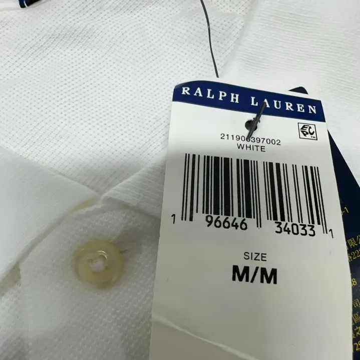 Polo Ralph Lauren Polo Ralph Lauren White Short Sleeve Polo Shirt Size US M / EU 48-50 / 2 - 5 Thumbnail