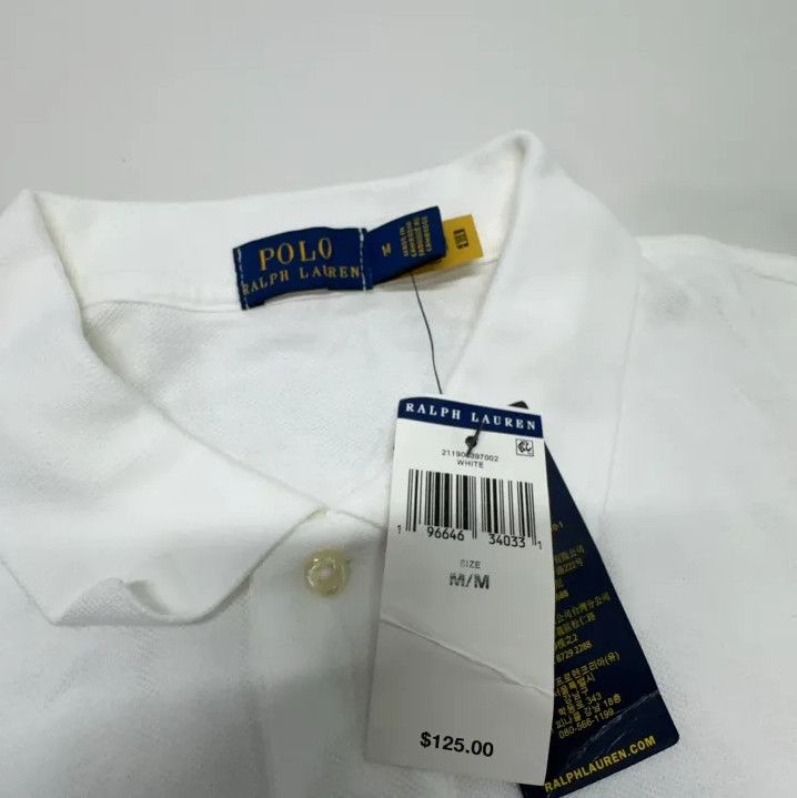 Polo Ralph Lauren Polo Ralph Lauren White Short Sleeve Polo Shirt Size US M / EU 48-50 / 2 - 4 Thumbnail
