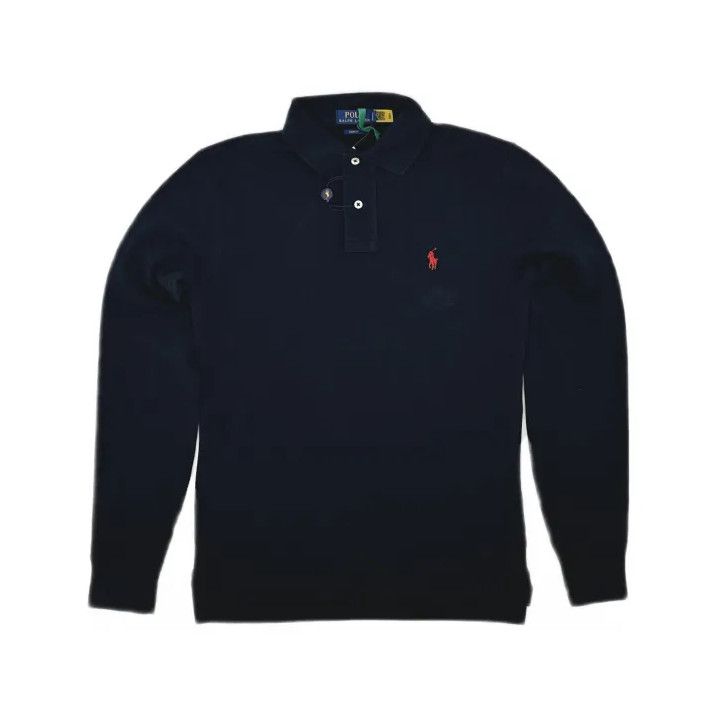 Polo Ralph Lauren Polo Ralph Lauren Men's Logo Embroidered Long-Sleeve Polo Size US S / EU 44-46 / 1 - 2 Thumbnail