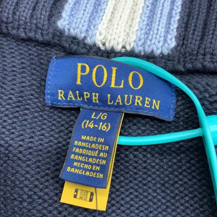 Polo Ralph Lauren Polo Ralph Lauren Classic Navy Zip-Up Sweater Size US L / EU 52-54 / 3 - 2 Thumbnail