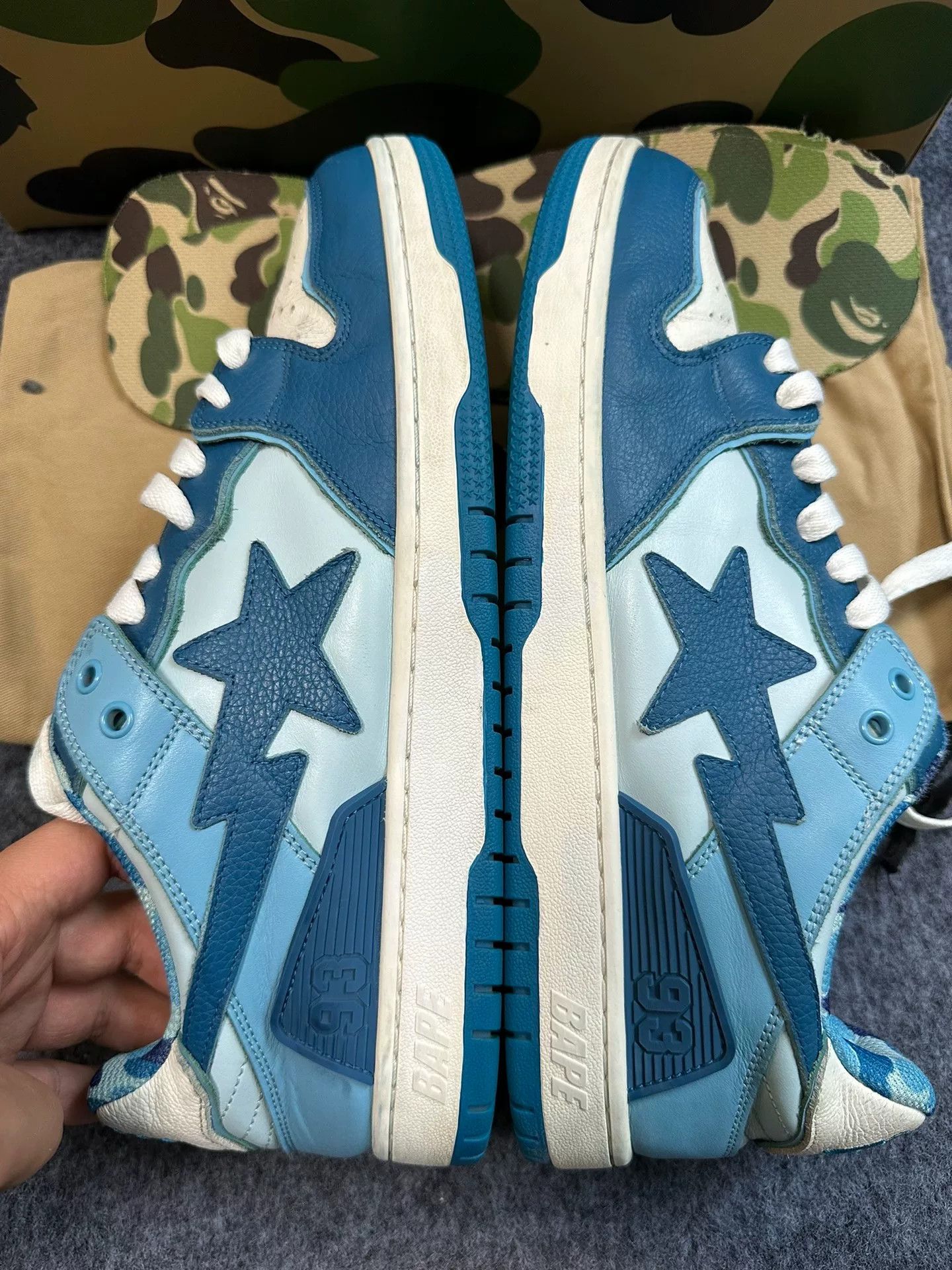 Bape Bape Ta Multi Shark Shoes Low Top Size US 13 / EU 46 - 3 Thumbnail