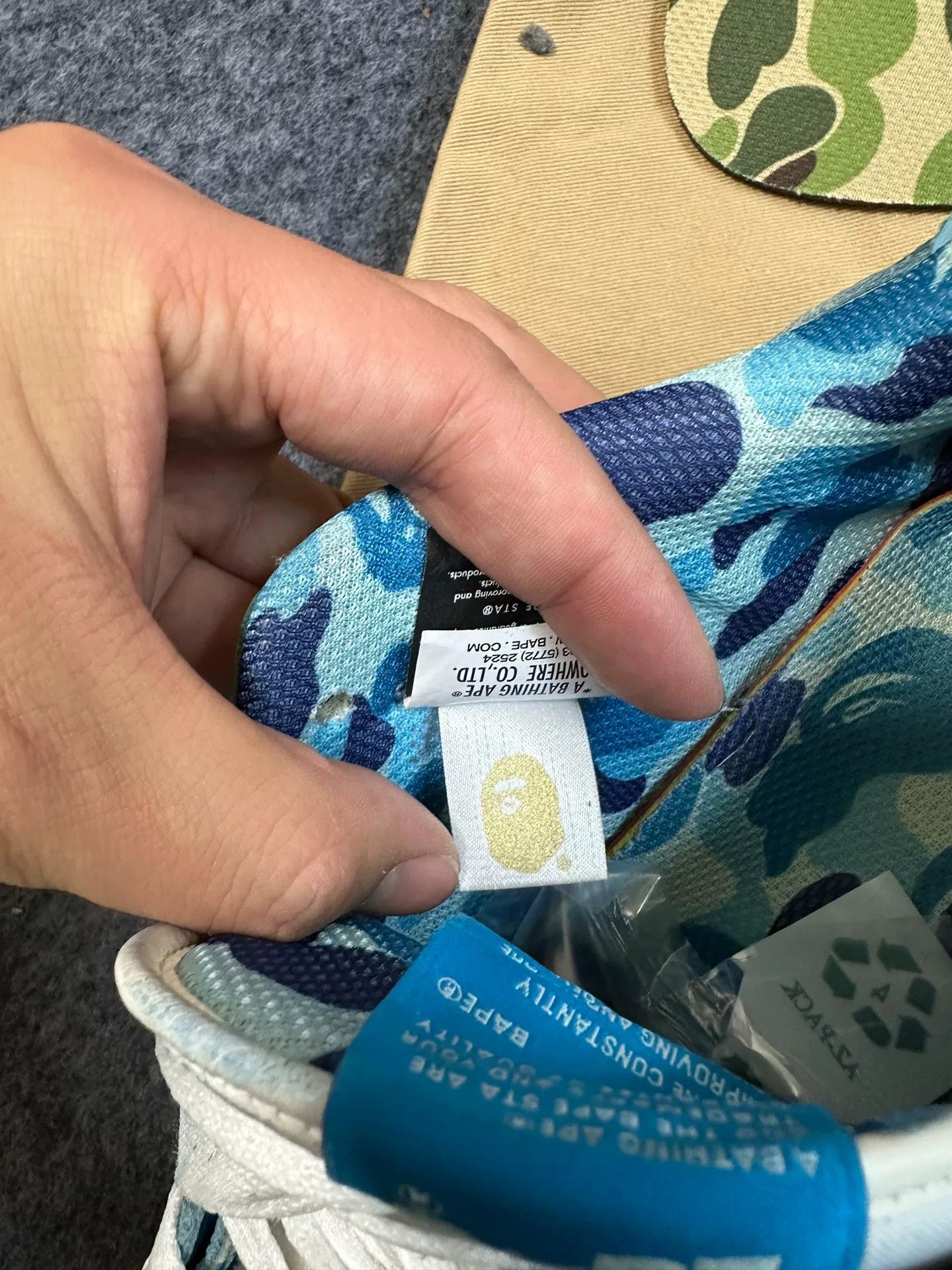 Bape Bape Ta Multi Shark Shoes Low Top Size US 13 / EU 46 - 7 Thumbnail
