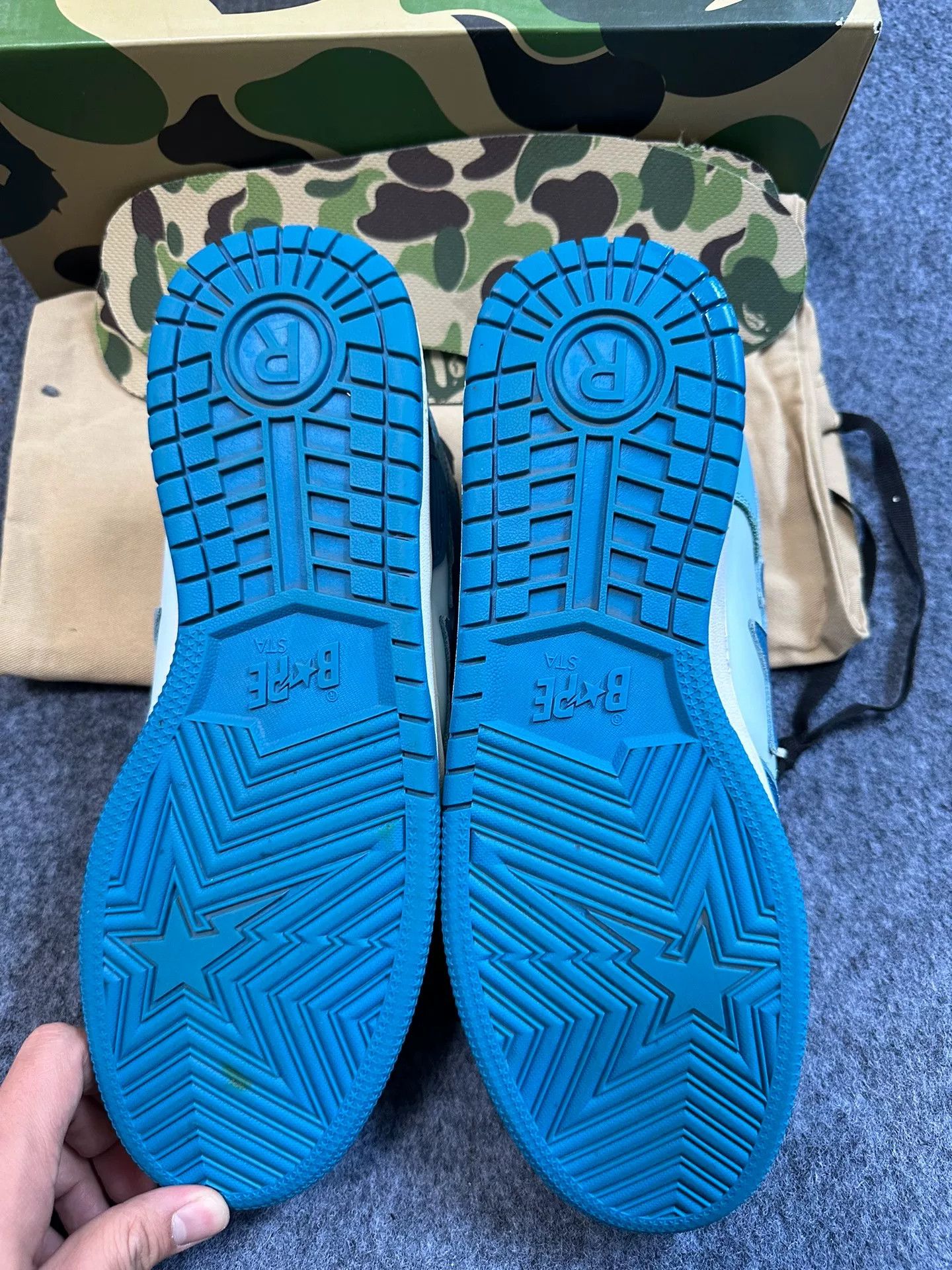 Bape Bape Ta Multi Shark Shoes Low Top Size US 13 / EU 46 - 4 Thumbnail
