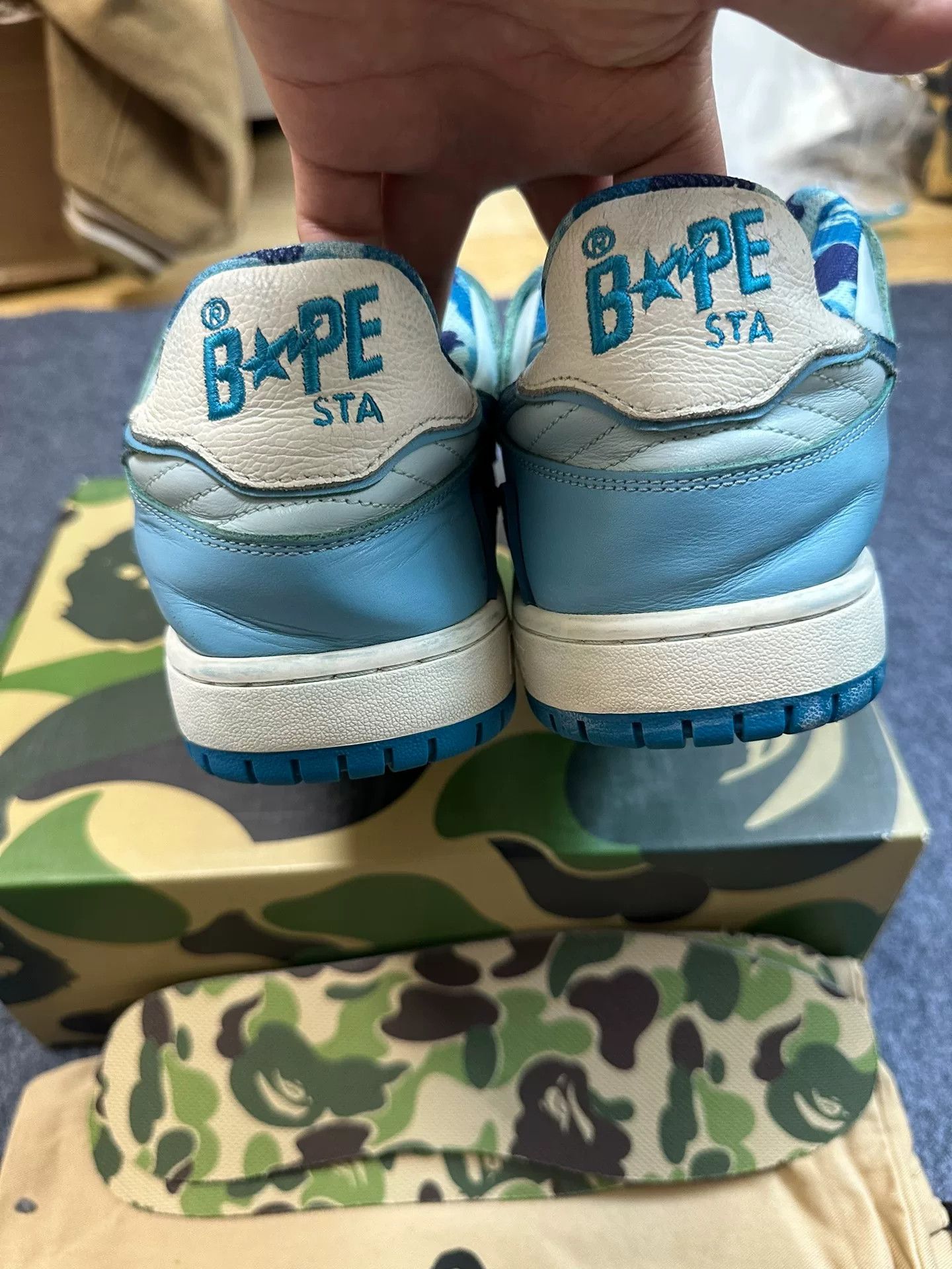 Bape Bape Ta Multi Shark Shoes Low Top Size US 13 / EU 46 - 5 Thumbnail