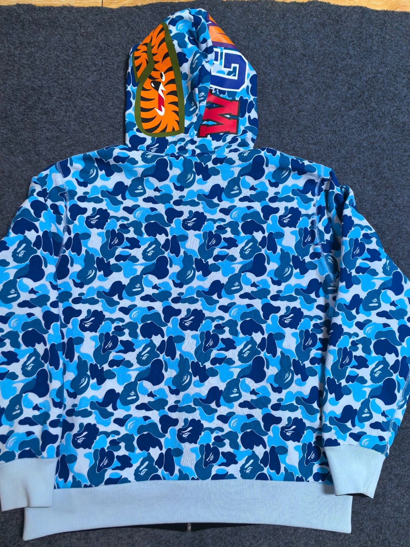 Bape Bape X Multi Shark Sweatshirt Pullover Size US XXL / EU 58 / 5 - 4 Thumbnail
