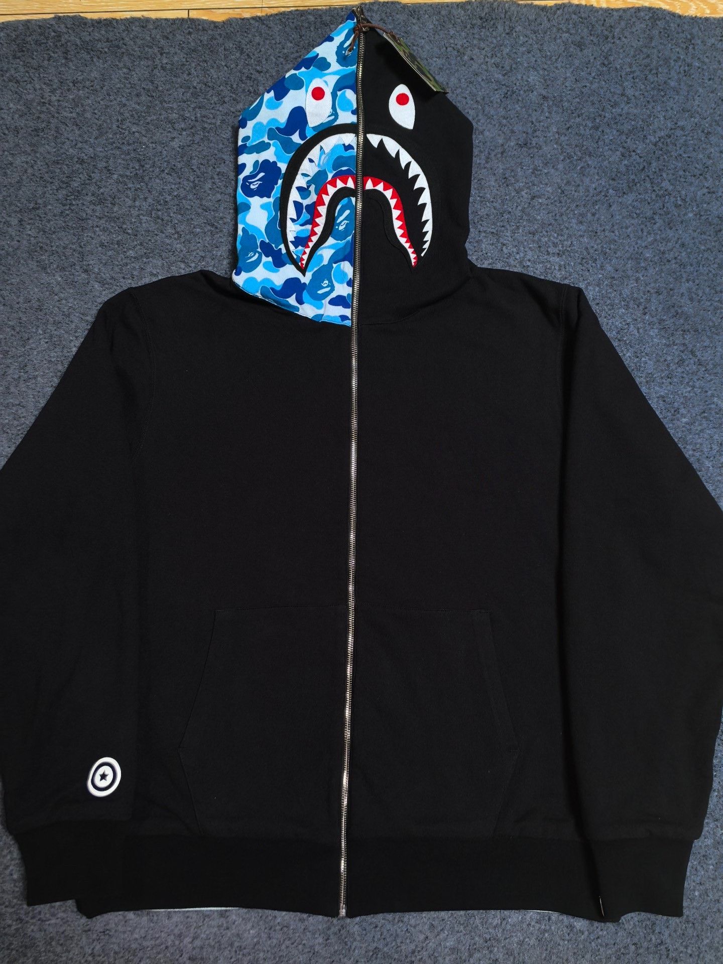 Bape Bape X Multi Shark Sweatshirt Pullover Size US XXL / EU 58 / 5 - 2 Thumbnail