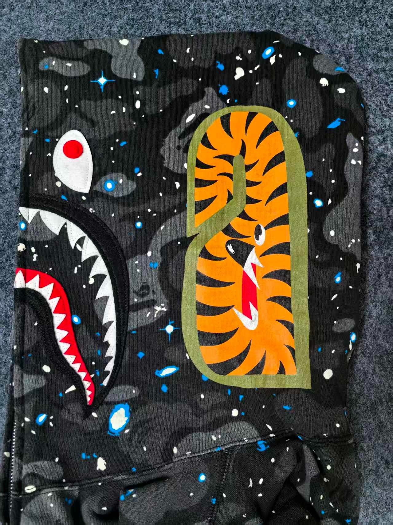 Bape Bape Multi Shark Sweatshirt Pullover Size US XL / EU 56 / 4 - 6 Thumbnail