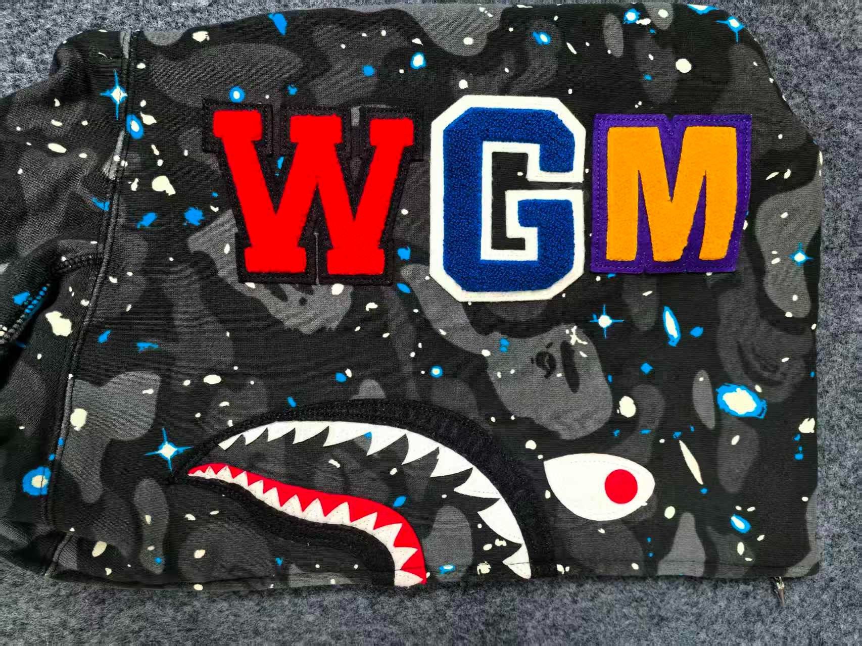 Bape Bape Multi Shark Sweatshirt Pullover Size US XL / EU 56 / 4 - 9 Thumbnail