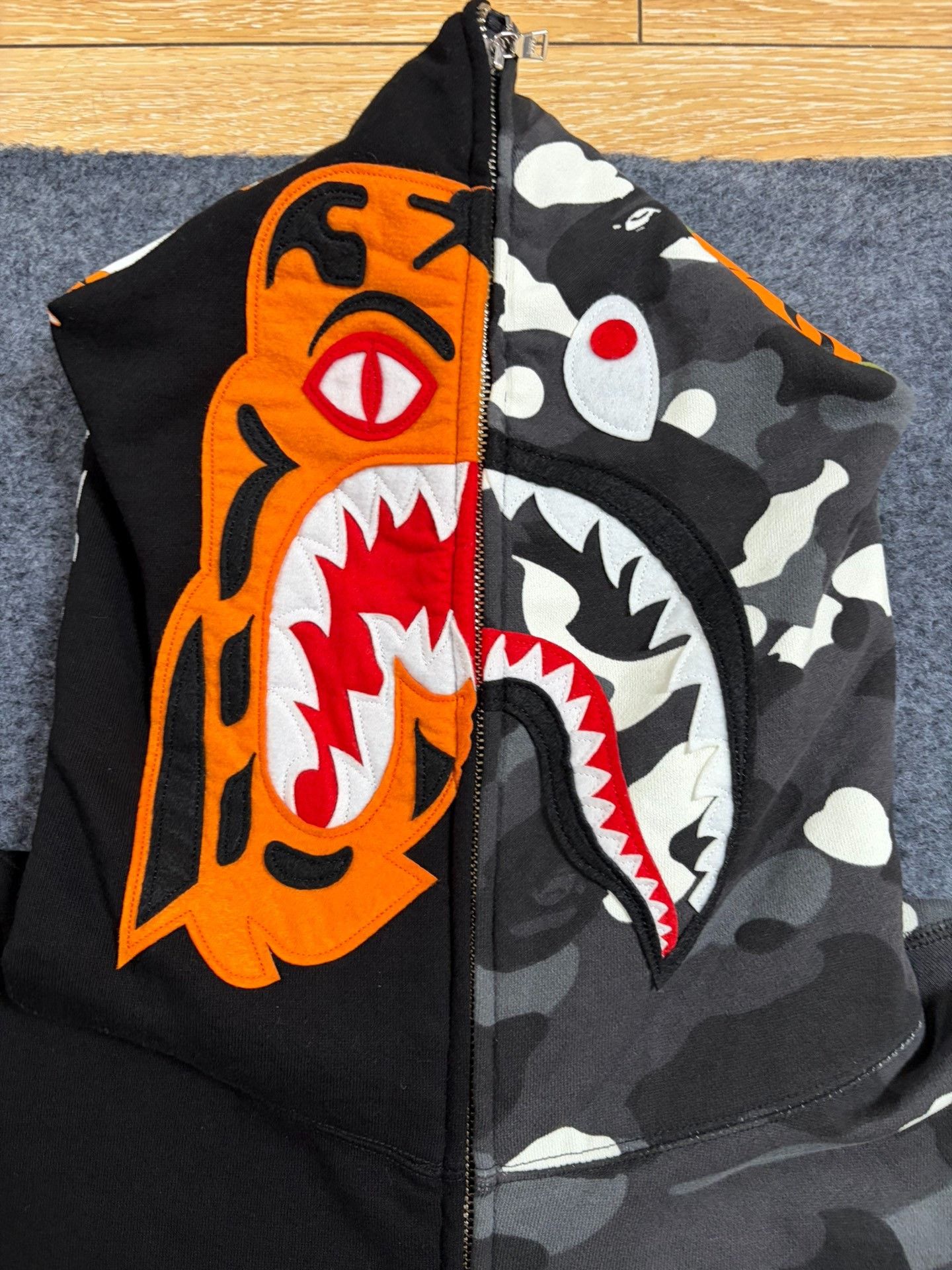 Bape Bape Xx Multi Shark Sweatshirt Size US XXL / EU 58 / 5 - 3 Thumbnail
