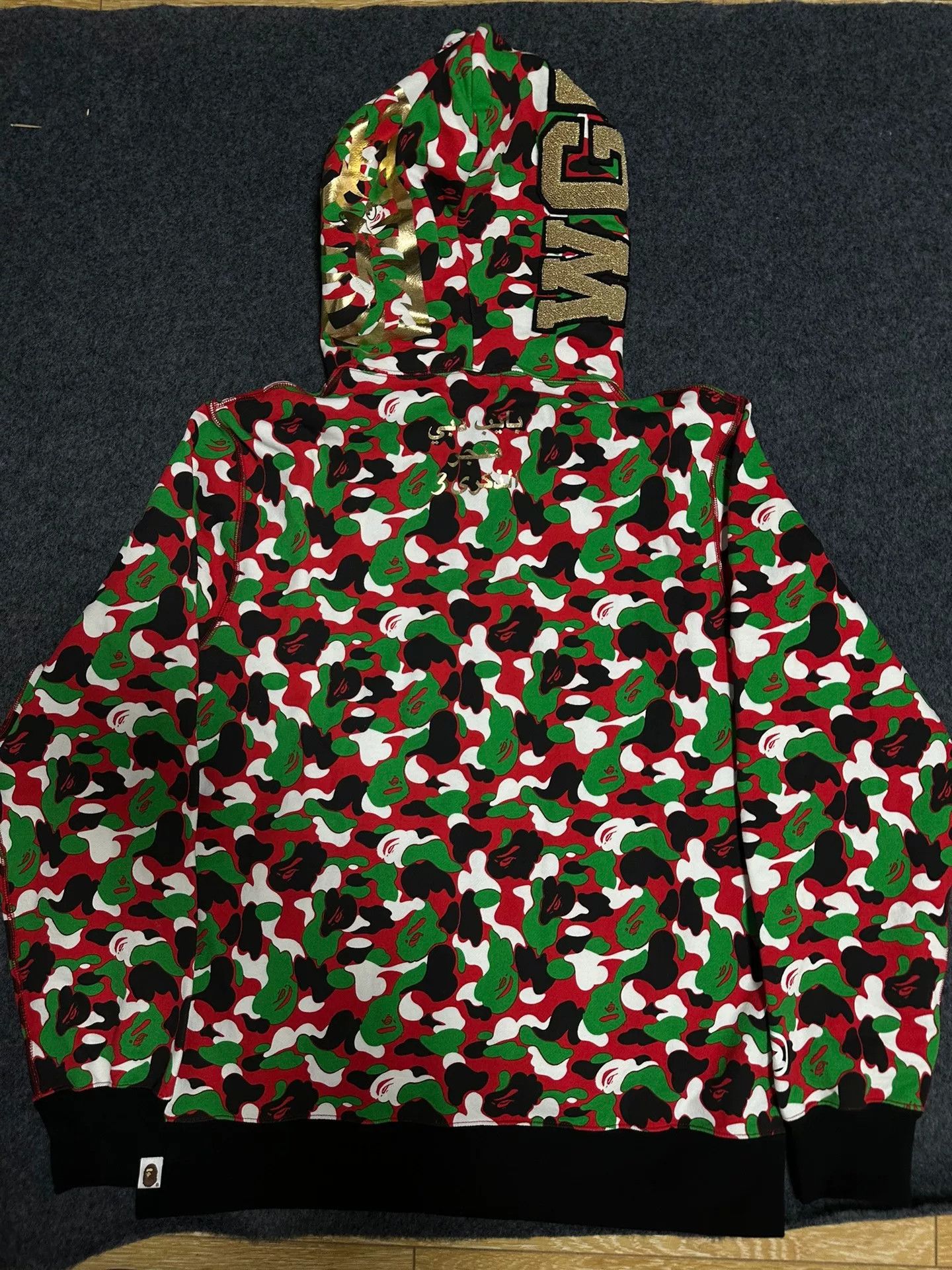 Bape Bape X Multi Shark Sweatshirt Pullover Size US XXL / EU 58 / 5 - 2 Thumbnail