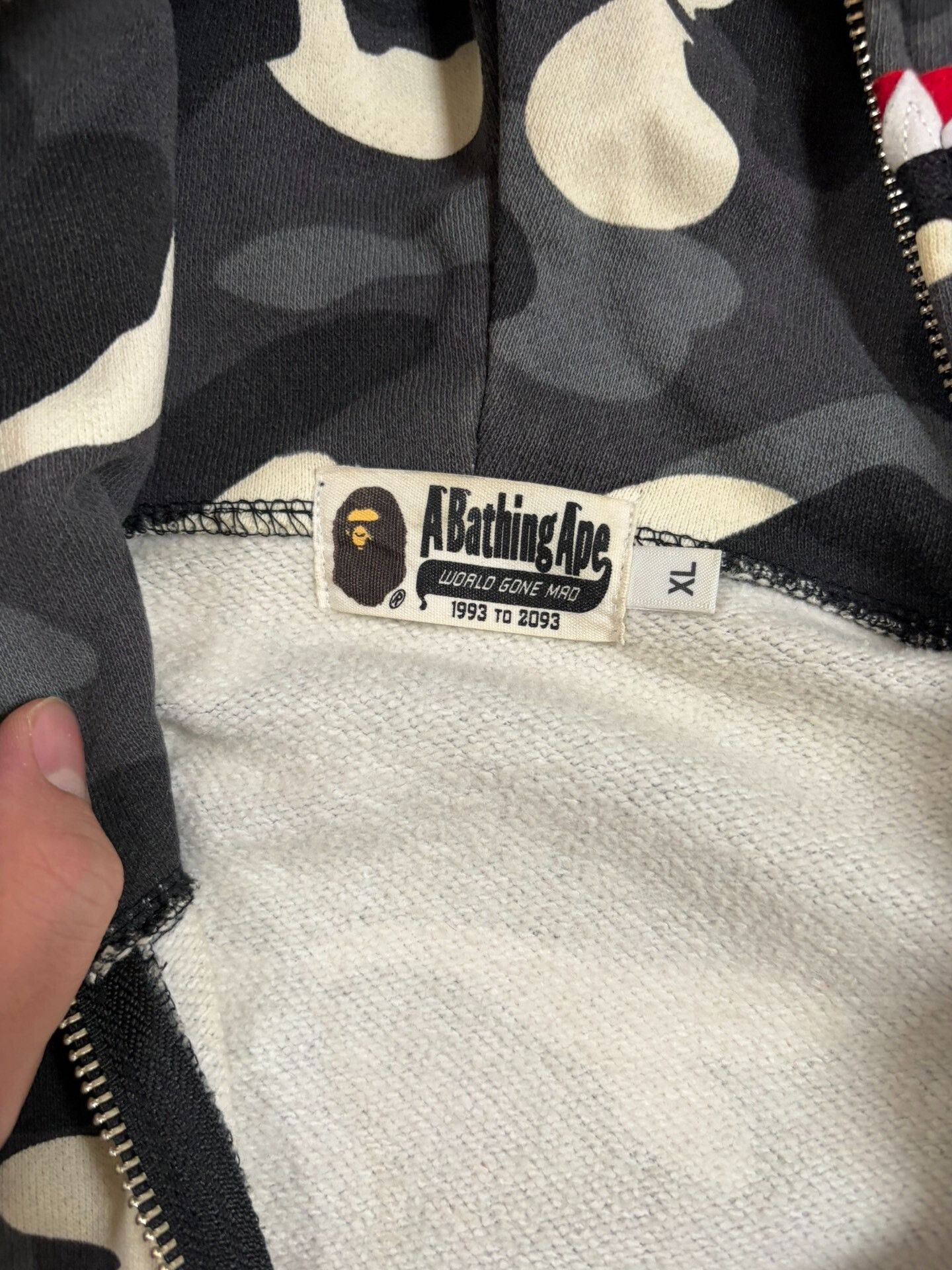 Bape Bape Multi Shark Sweatshirt Pullover Size US XL / EU 56 / 4 - 4 Thumbnail