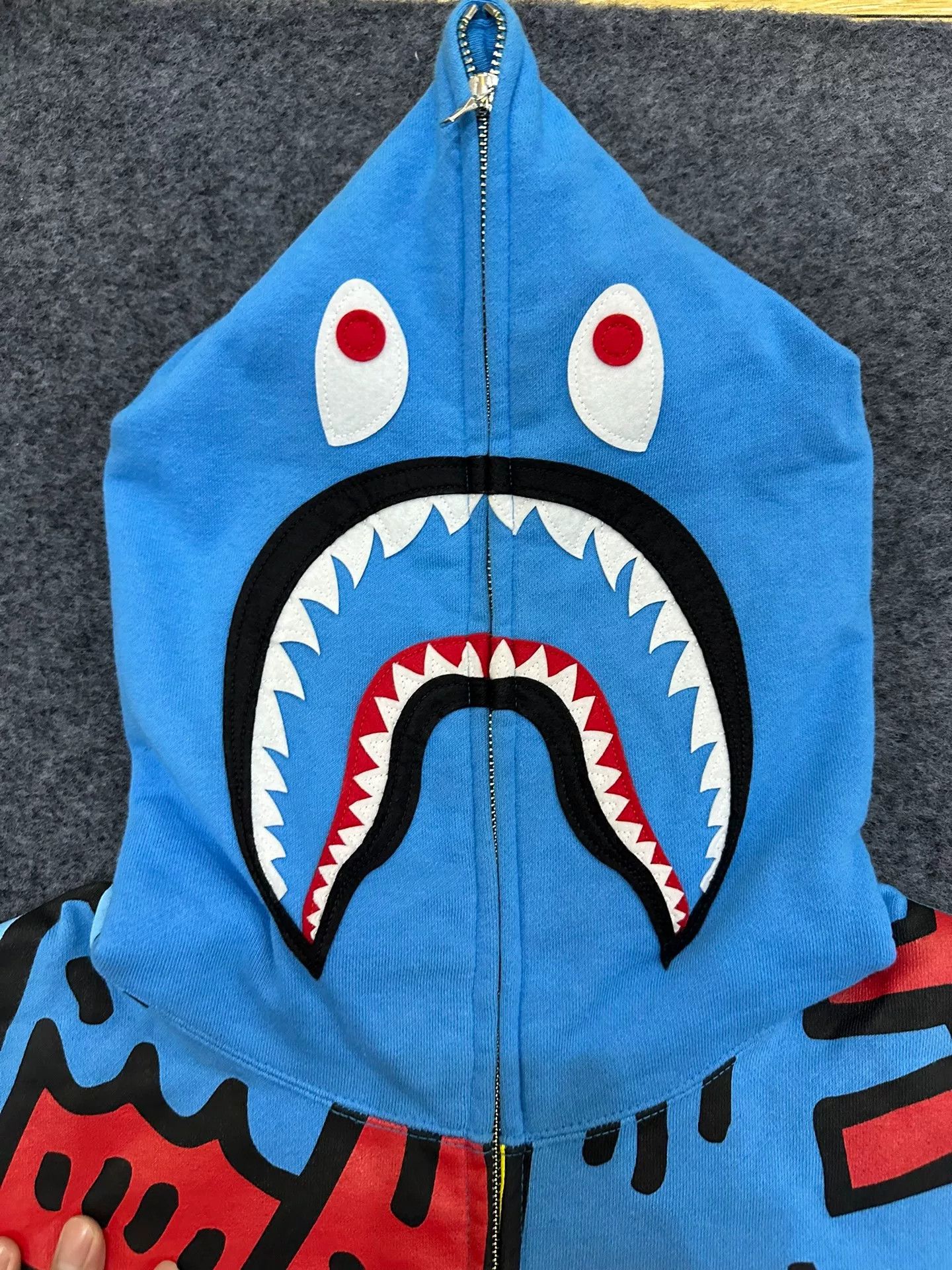 Bape Bape Keith Haring Multi Shark Sweatshirt Size US XL / EU 56 / 4 - 3 Thumbnail