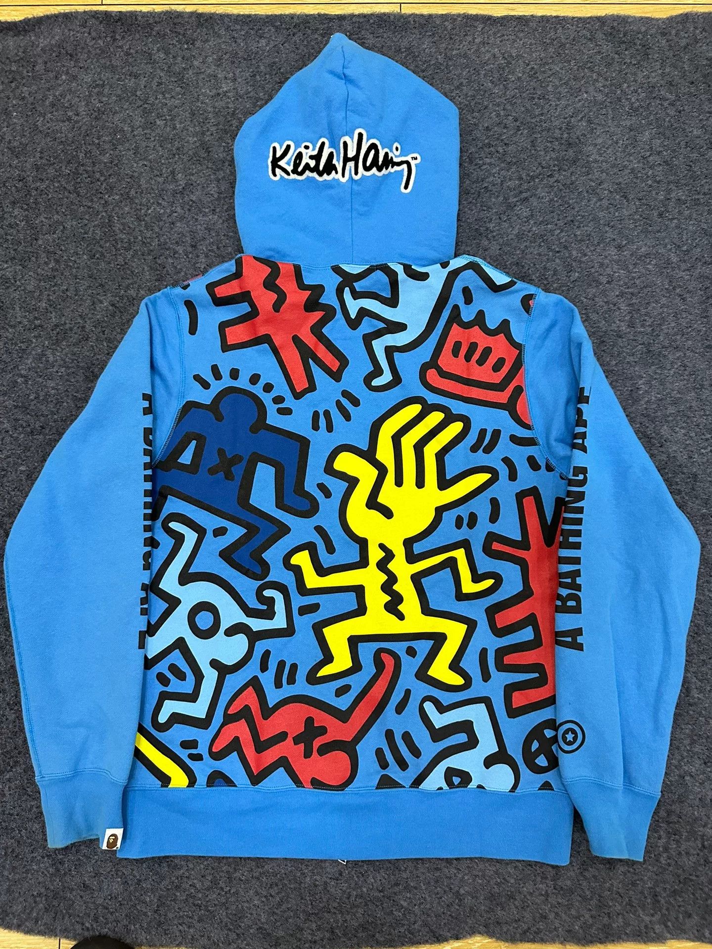 Bape Bape Keith Haring Multi Shark Sweatshirt Size US XL / EU 56 / 4 - 2 Thumbnail