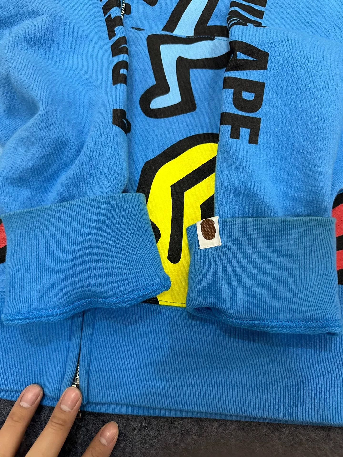 Bape Bape Keith Haring Multi Shark Sweatshirt Size US XL / EU 56 / 4 - 5 Thumbnail