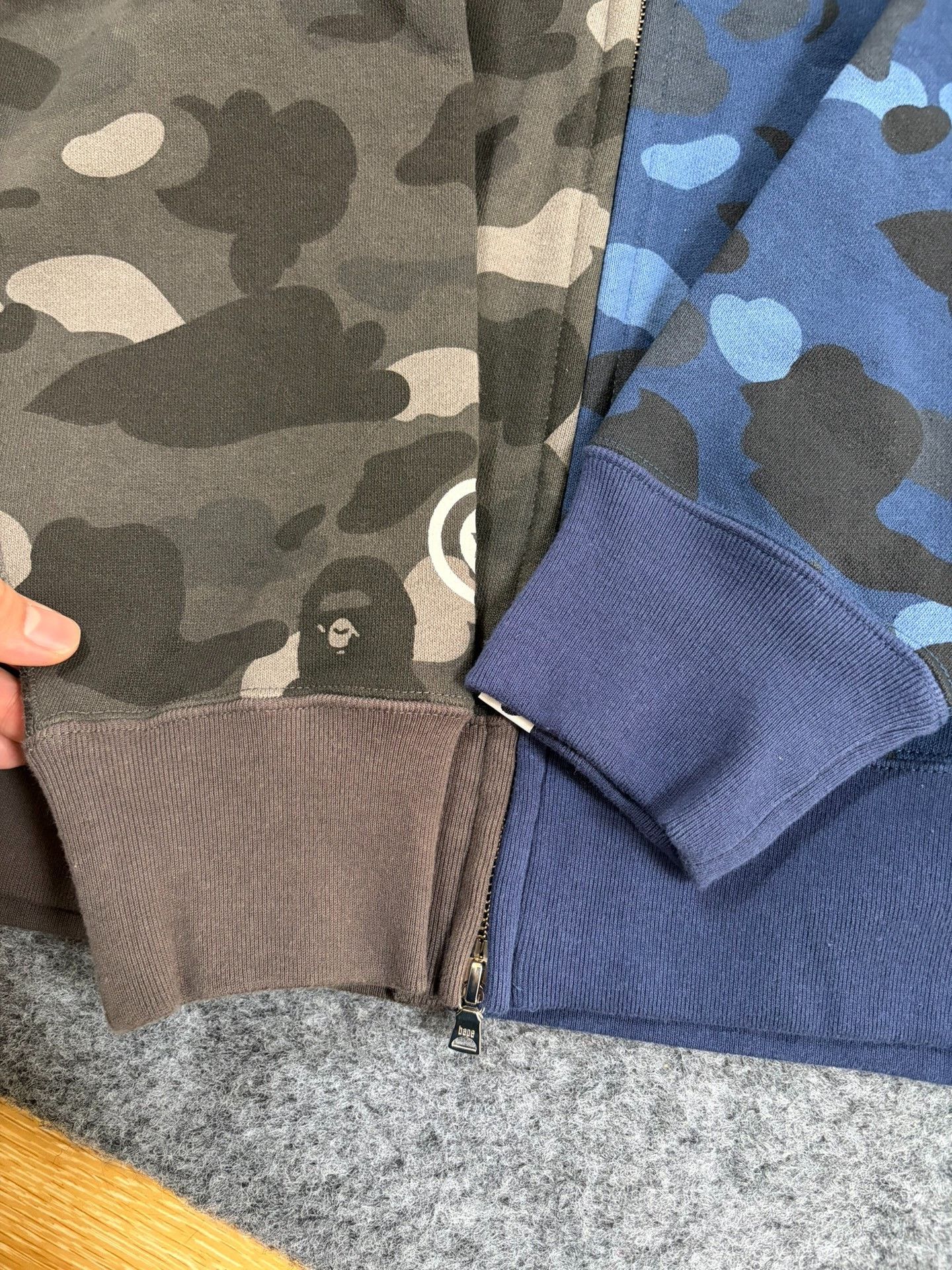 Bape Bape X Blue-black Shark Sweatshirt Size US XXL / EU 58 / 5 - 8 Thumbnail