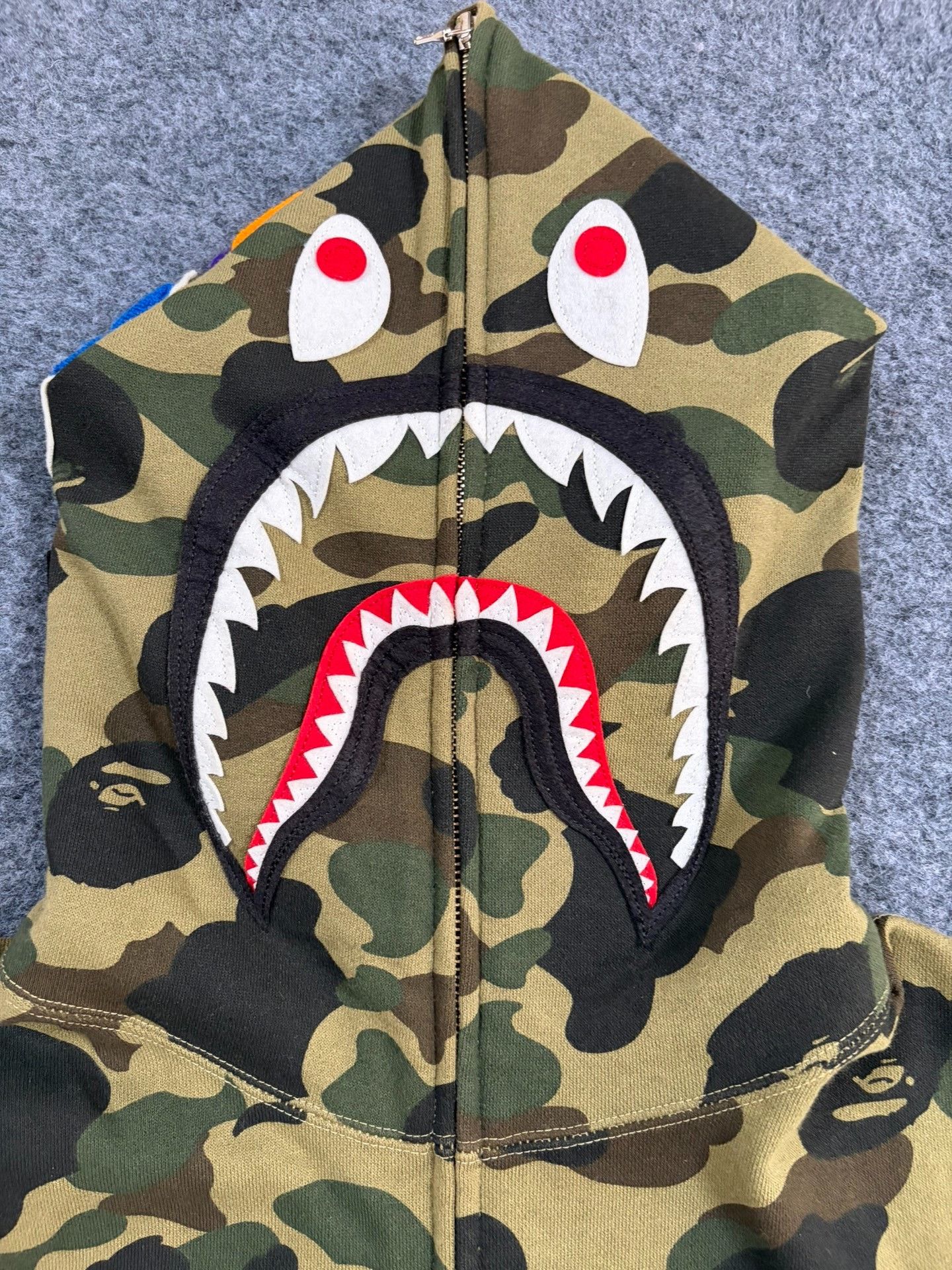 Bape Bape Multi Shark Sweatshirt Pullover Size US XL / EU 56 / 4 - 3 Thumbnail