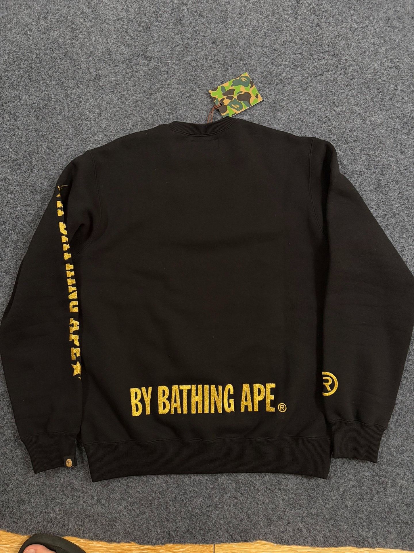 Bape Bape Black-gold Shark Sweatshirt Size US L / EU 52-54 / 3 - 2 Thumbnail