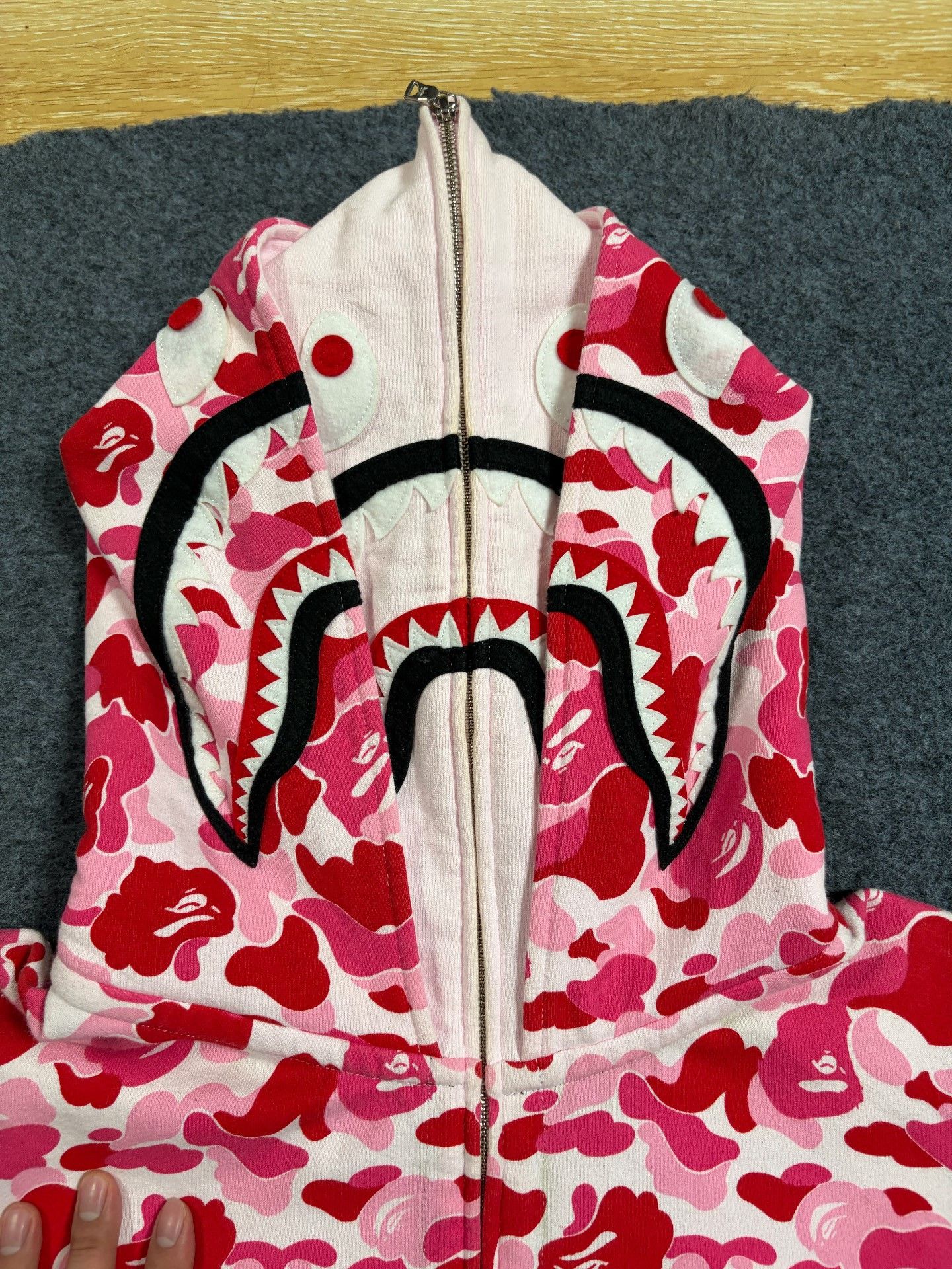 Bape Bape X Multi Shark Sweatshirt Pullover Size US XXL / EU 58 / 5 - 3 Thumbnail