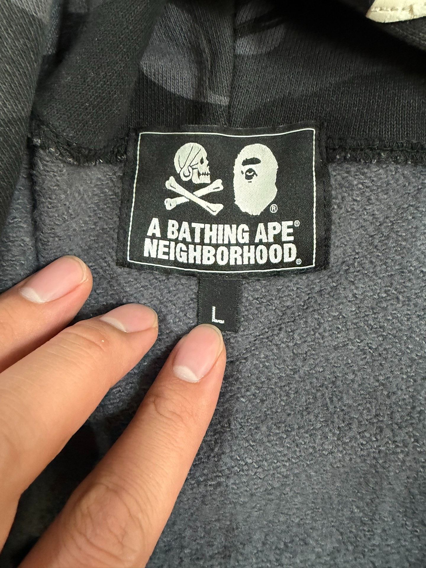 Bape Bape Nbhd Multi Shark Sweatshirt Size US L / EU 52-54 / 3 - 4 Thumbnail