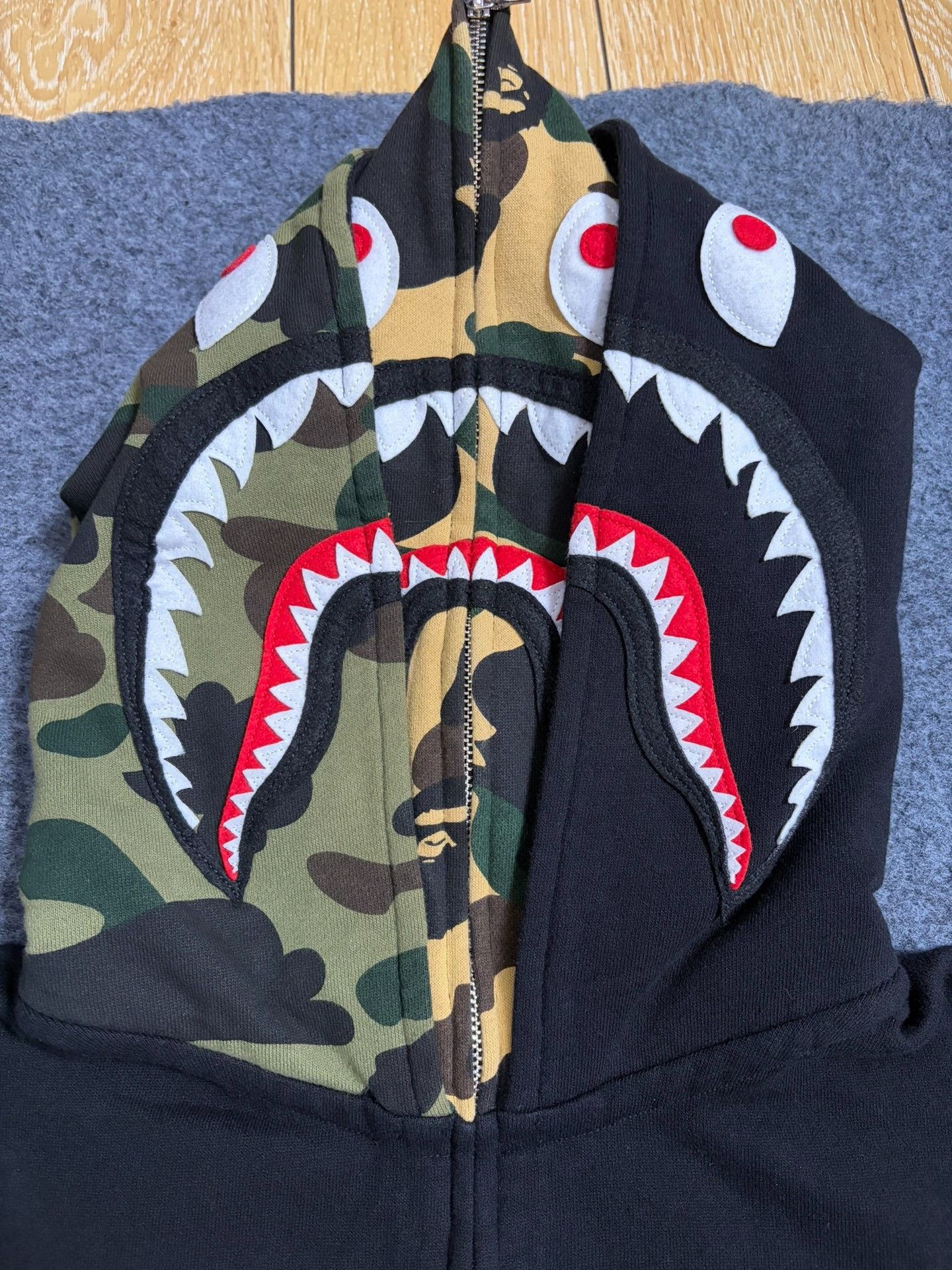 Bape Bape Multi Shark Sweatshirt Pullover Size US XL / EU 56 / 4 - 3 Thumbnail
