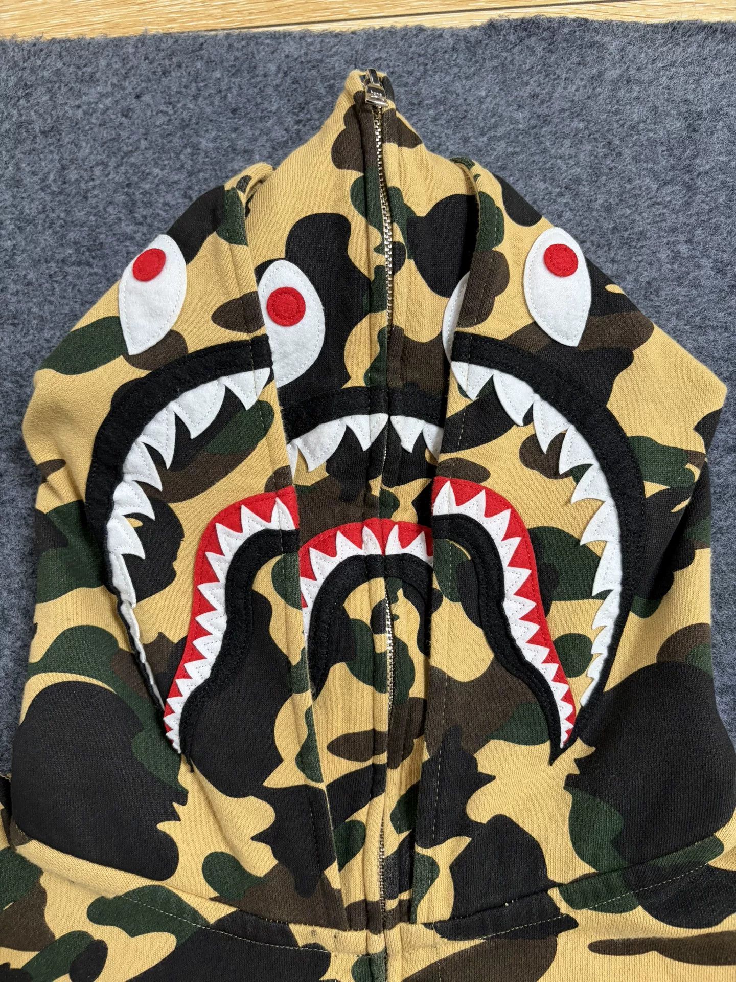 Bape Bape X Multi Shark Sweatshirt Pullover Size US XXL / EU 58 / 5 - 3 Thumbnail