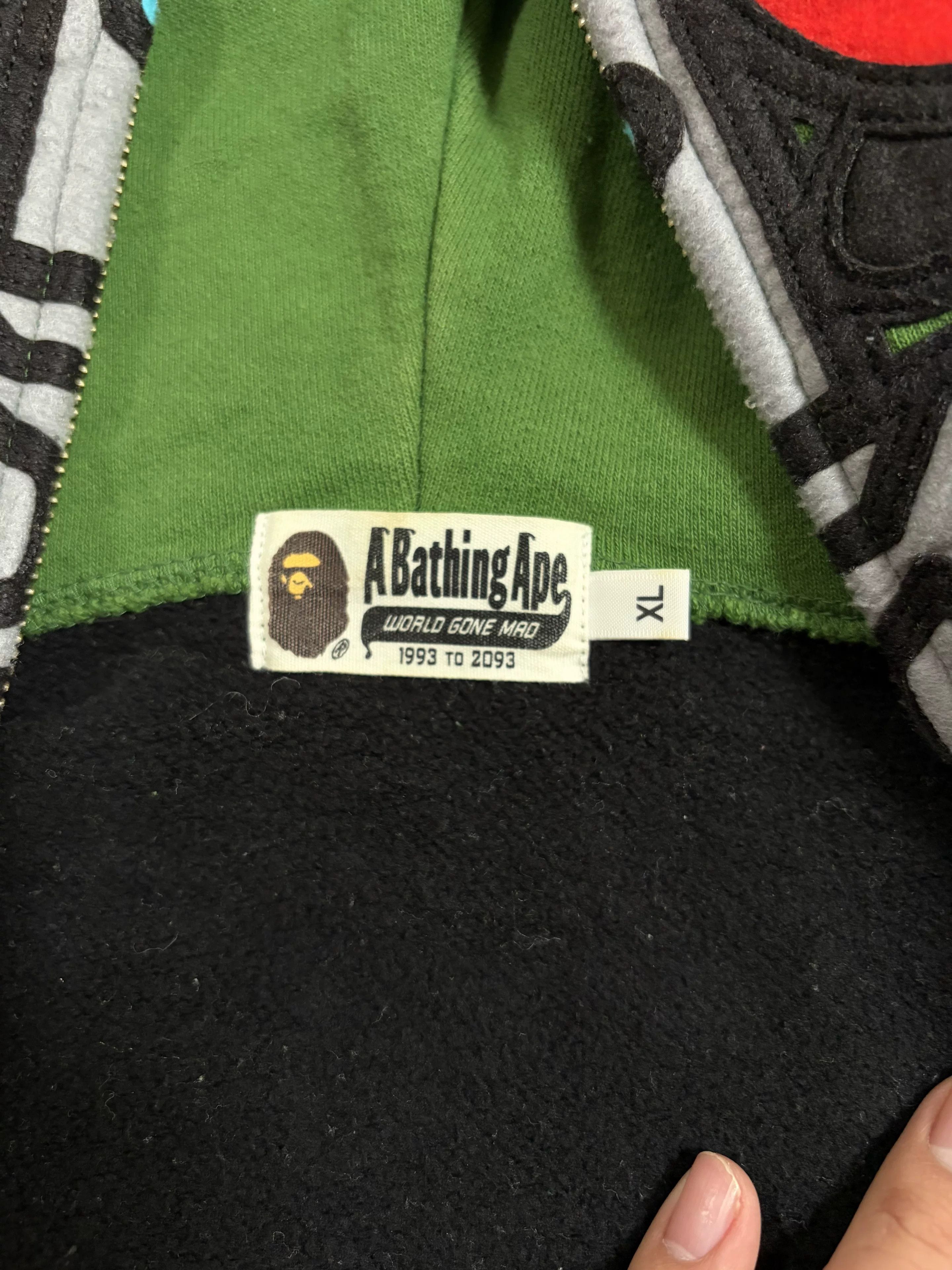 Bape Bape Multi Shark Sweatshirt Pullover Size US XL / EU 56 / 4 - 4 Thumbnail