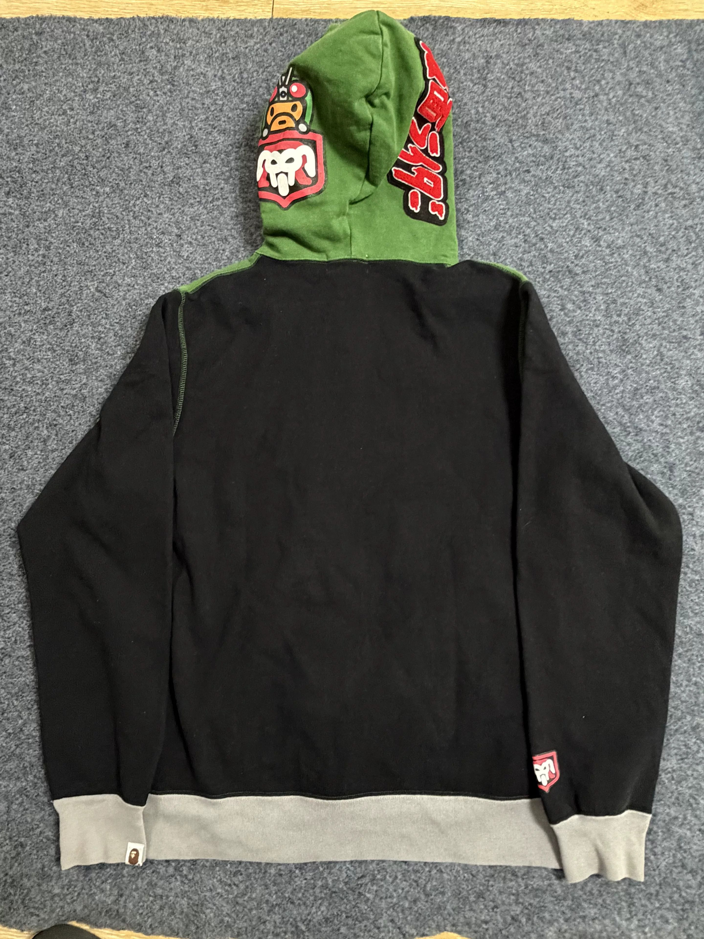 Bape Bape Multi Shark Sweatshirt Pullover Size US XL / EU 56 / 4 - 2 Thumbnail