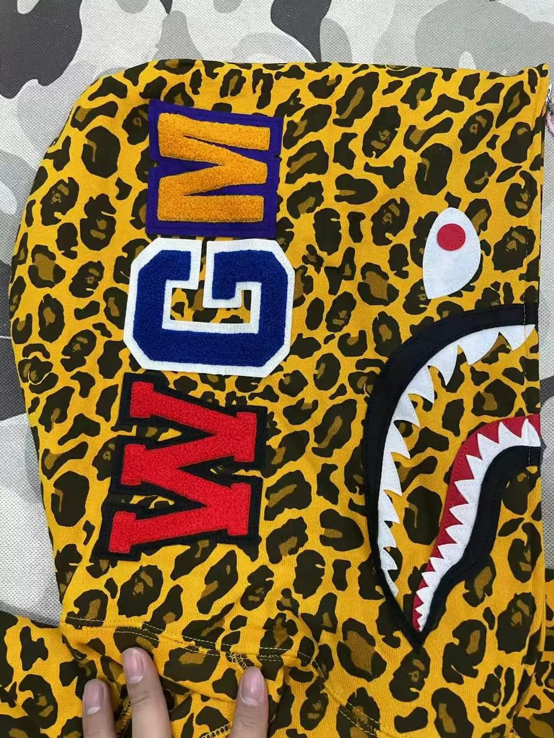 Bape Bape Multi Shark Sweatshirt Pullover Size US XL / EU 56 / 4 - 3 Thumbnail