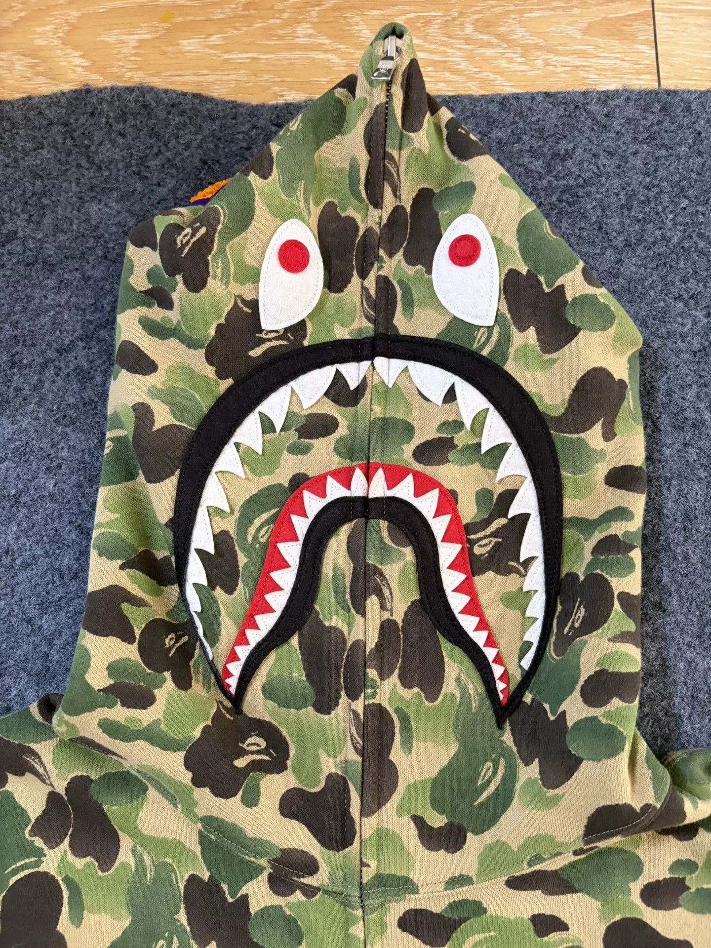 Bape Bape X Multi Shark Sweatshirt Pullover Size US XXL / EU 58 / 5 - 3 Thumbnail