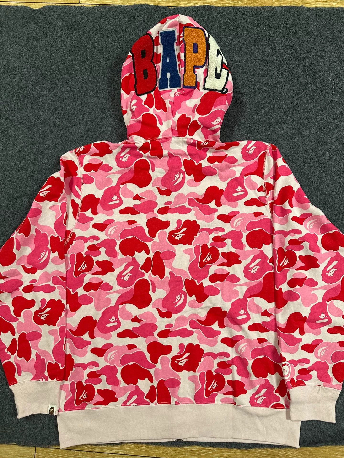 Bape Bape X Multi Shark Sweatshirt Pullover Size US XXL / EU 58 / 5 - 3 Thumbnail
