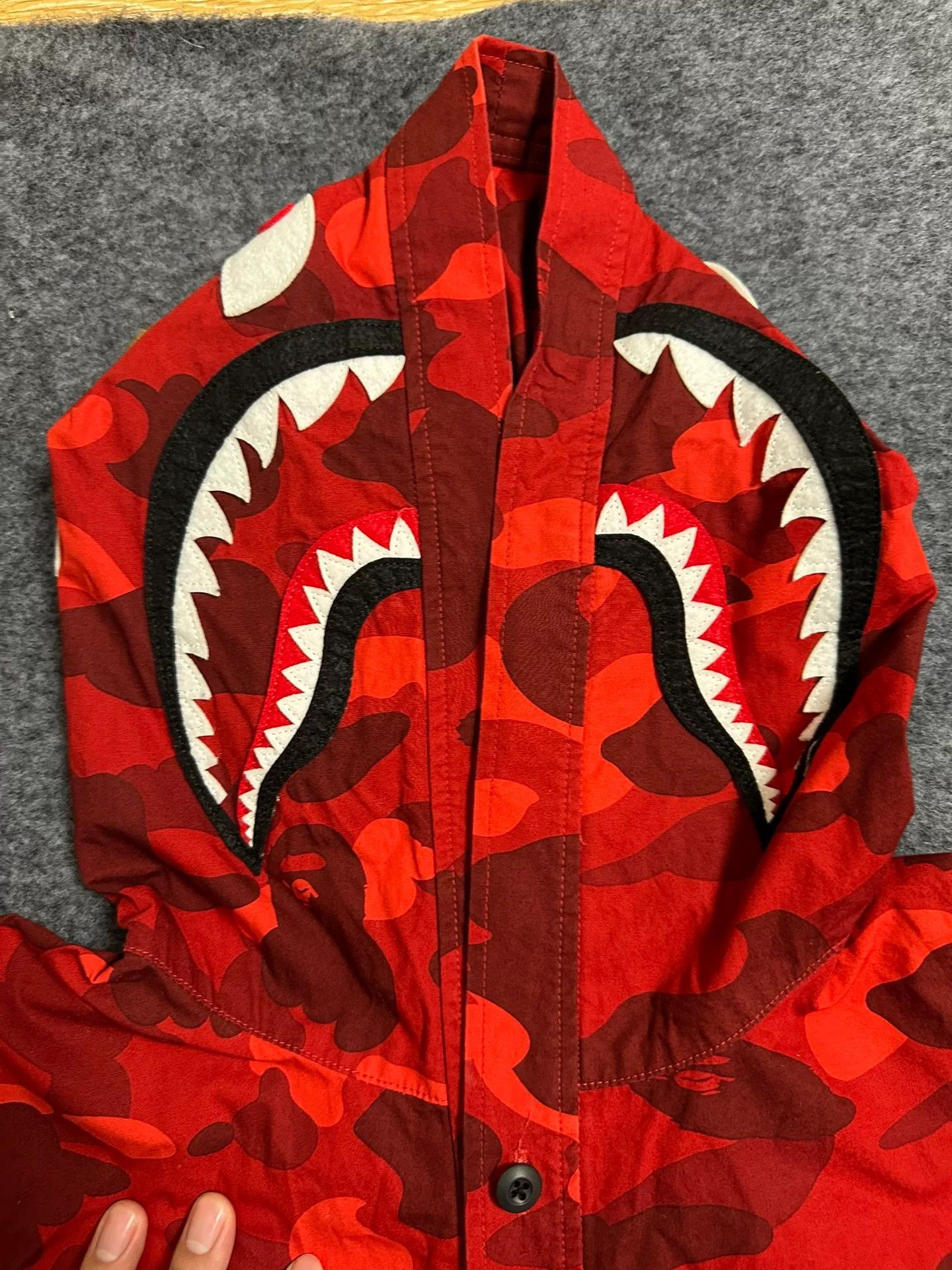 Bape Bape X Multi Shark Jacket Outerwear Size US XXL / EU 58 / 5 - 3 Thumbnail