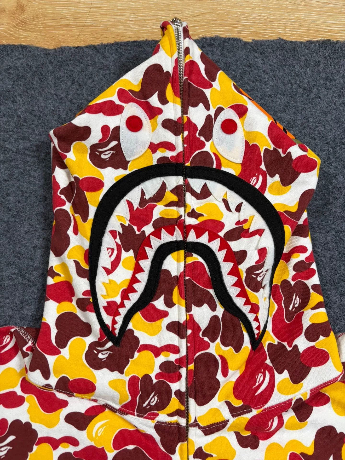 Bape Bape X Multi Shark Sweatshirt Pullover Size US XXL / EU 58 / 5 - 3 Thumbnail