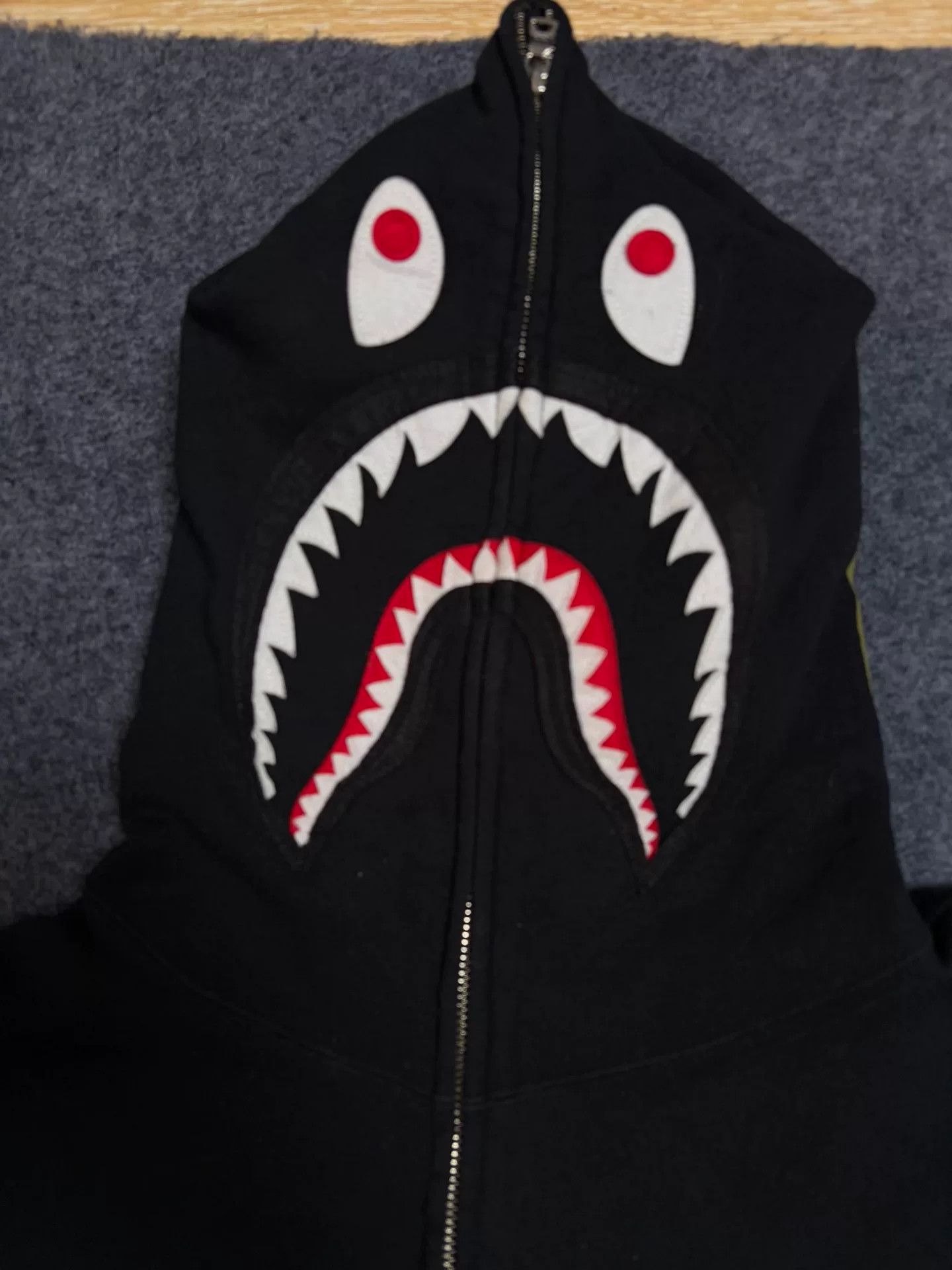 Bape Bape Black-white Shark Sweatshirt Size US XL / EU 56 / 4 - 3 Thumbnail