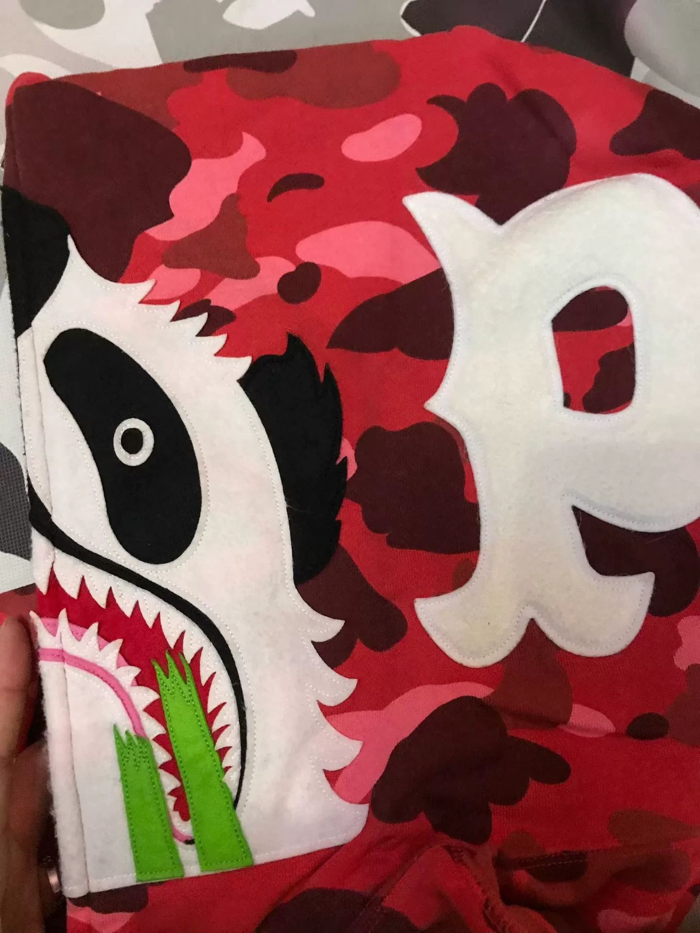 Bape Bape Nf Black-white Shark Sweatshirt Size US L / EU 52-54 / 3 - 2 Thumbnail