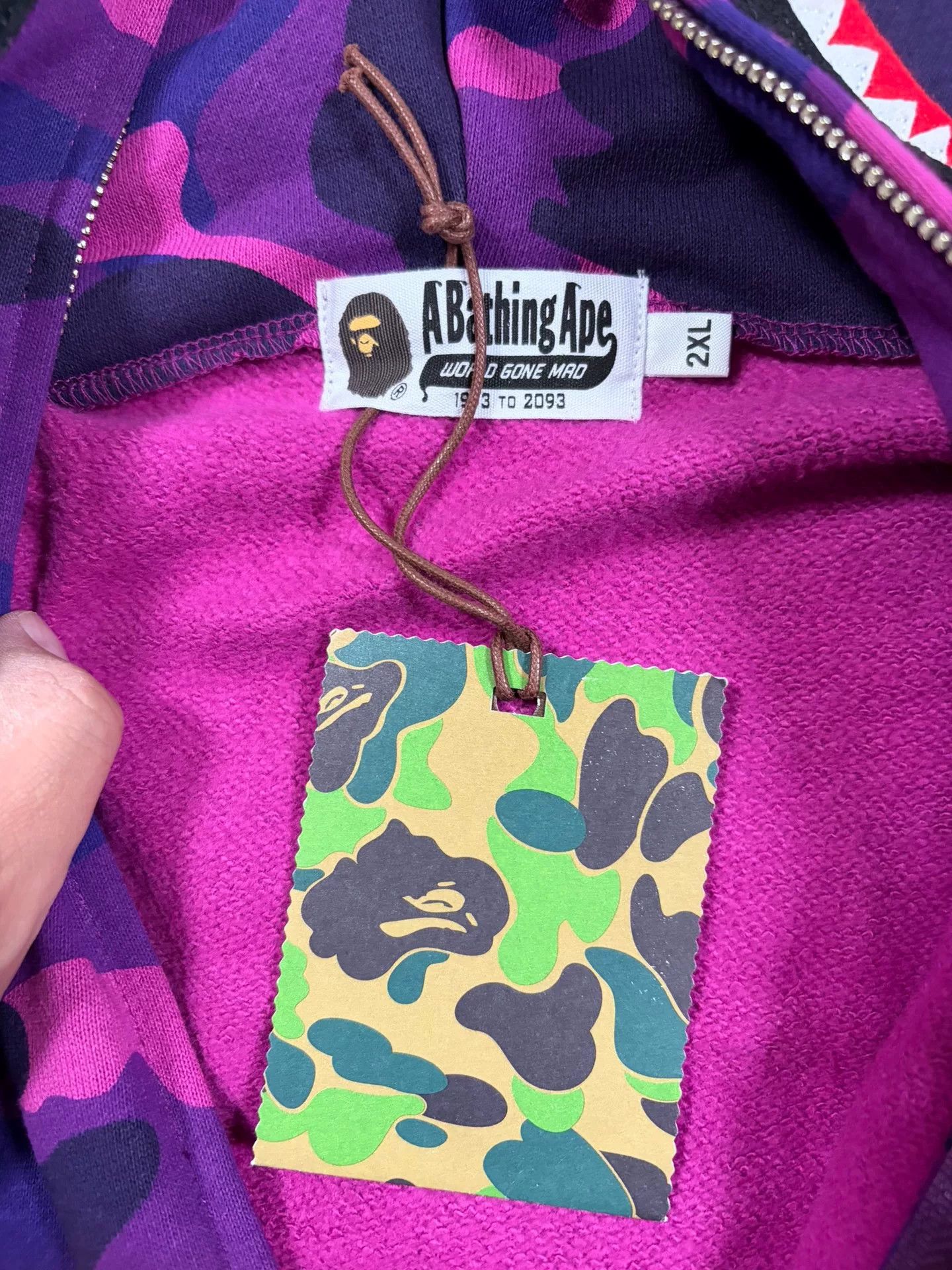 Bape Bape X Multi Shark Sweatshirt Pullover Size US XXL / EU 58 / 5 - 4 Thumbnail