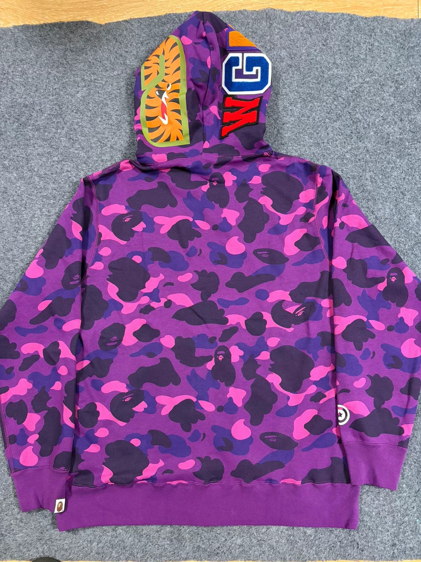 Bape Bape X Multi Shark Sweatshirt Pullover Size US XXL / EU 58 / 5 - 2 Thumbnail