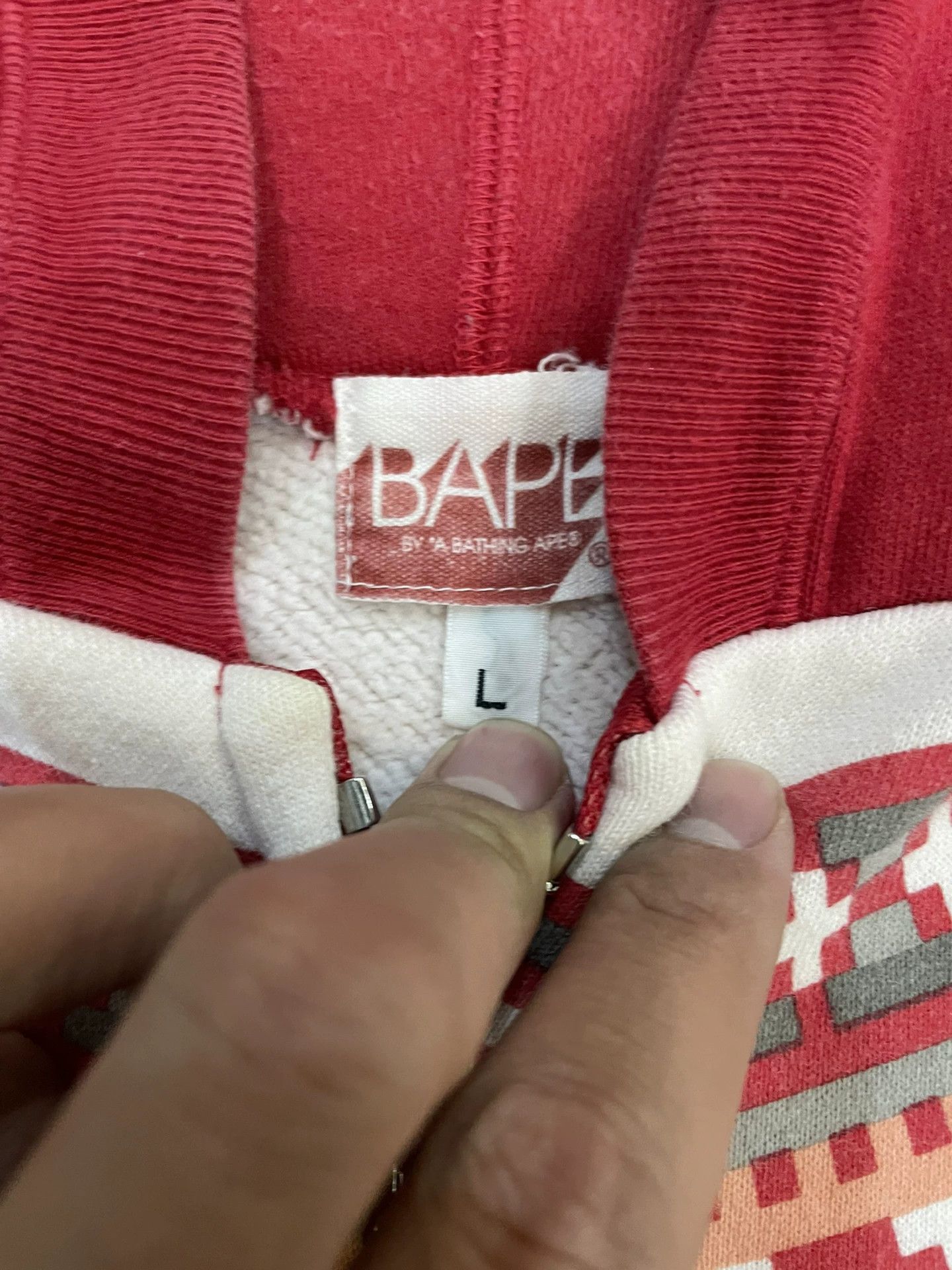 Bape Bape Red Glow Sweatshirt Pullover Size US L / EU 52-54 / 3 - 2 Thumbnail