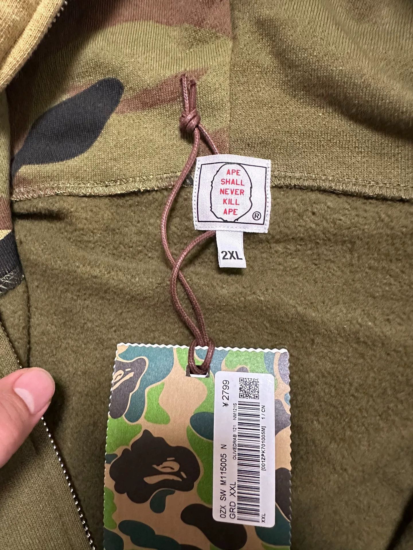 Bape Bape X Multi Shark Sweatshirt Pullover Size US XL / EU 56 / 4 - 2 Thumbnail