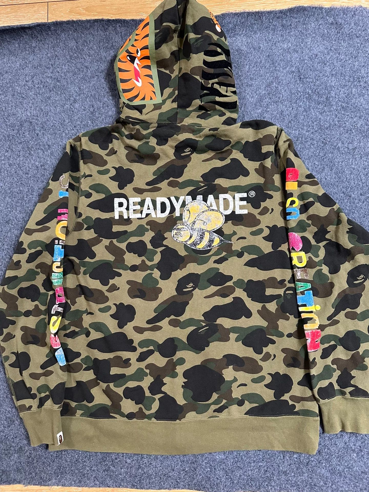 Bape Bape Ready Ade Multi Shark Sweatshirt Size US XXL / EU 58 / 5 - 5 Thumbnail