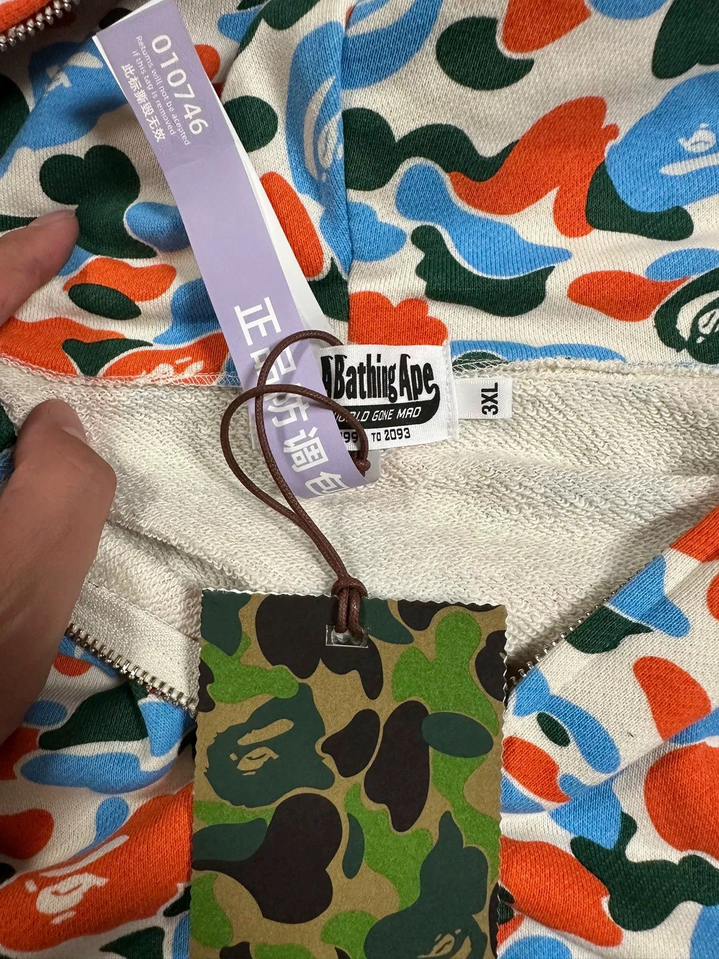 Bape Bape Xx Multi Shark Sweatshirt Size US XXL / EU 58 / 5 - 5 Thumbnail