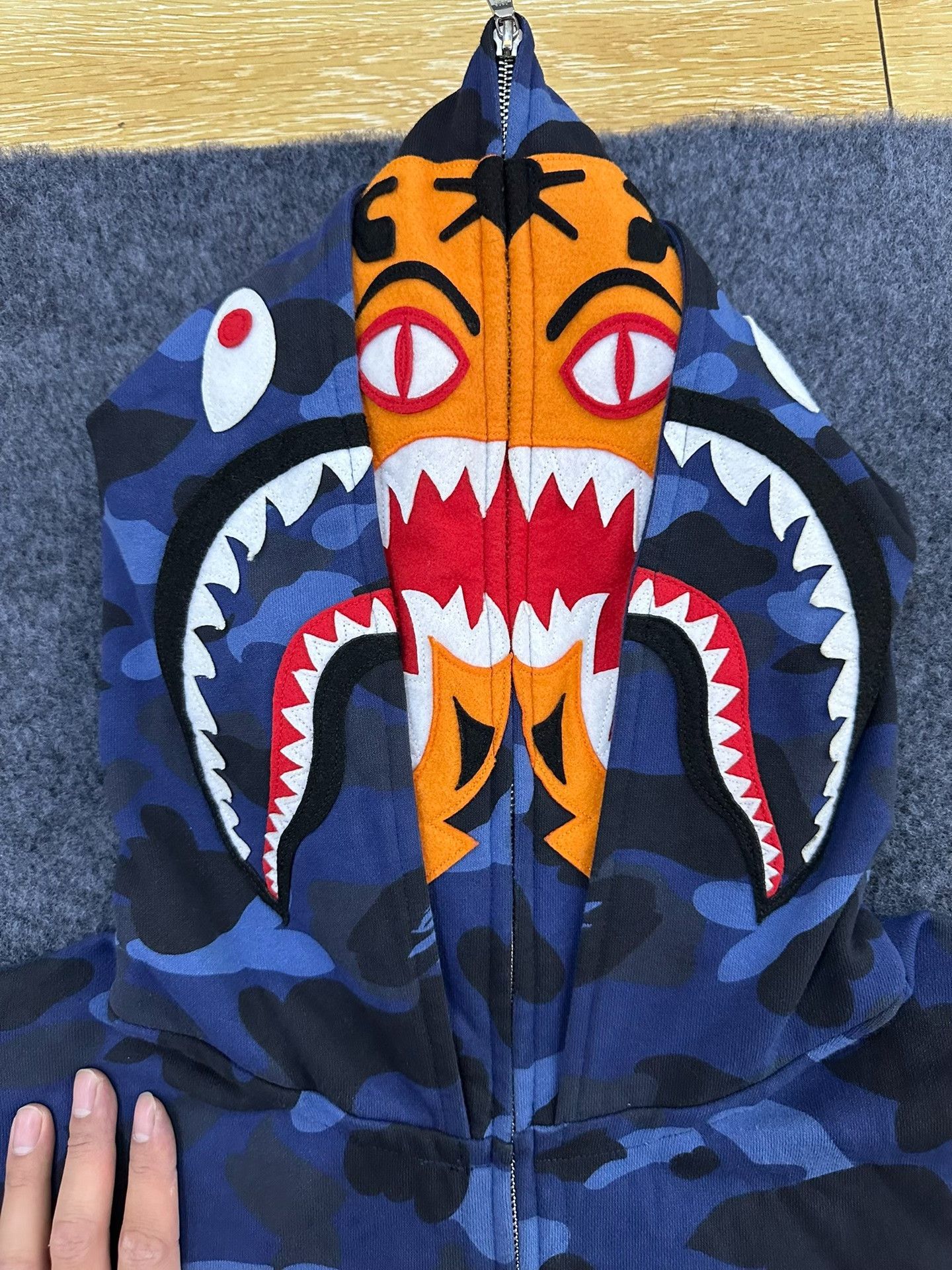 Bape Bape Xx Multi Shark Sweatshirt Size US XXL / EU 58 / 5 - 3 Thumbnail